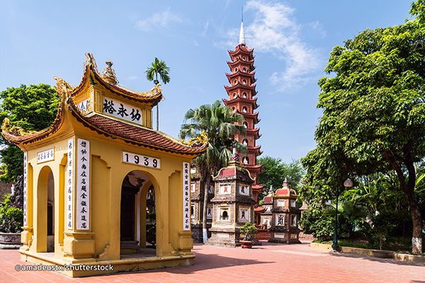 The Architecture of Tran Quoc Pagoda